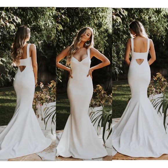 Katie may va va voom mermaid wedding dress - Picture 1 of 9